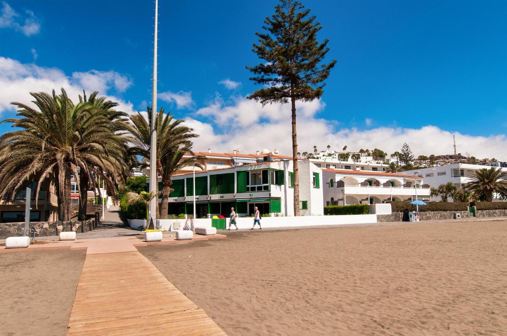 Beachfront Apartment Las Burras Mra 02 San Agustín Eksteriør billede