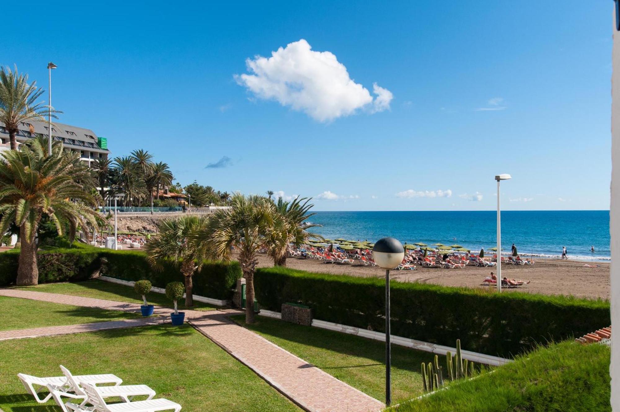 Beachfront Apartment Las Burras Mra 02 San Agustín Eksteriør billede