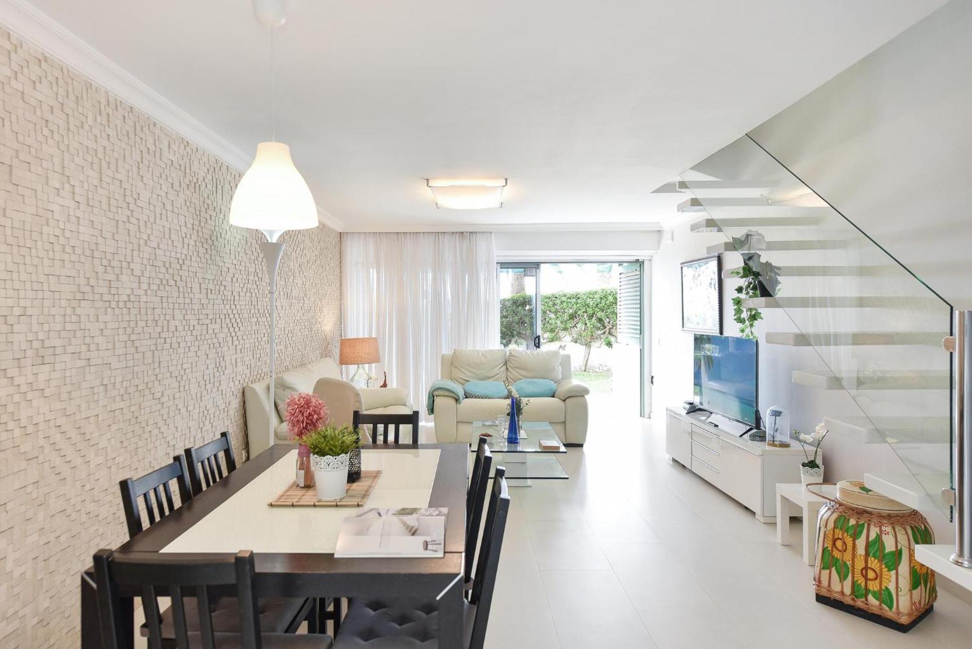 Beachfront Apartment Las Burras Mra 02 San Agustín Eksteriør billede