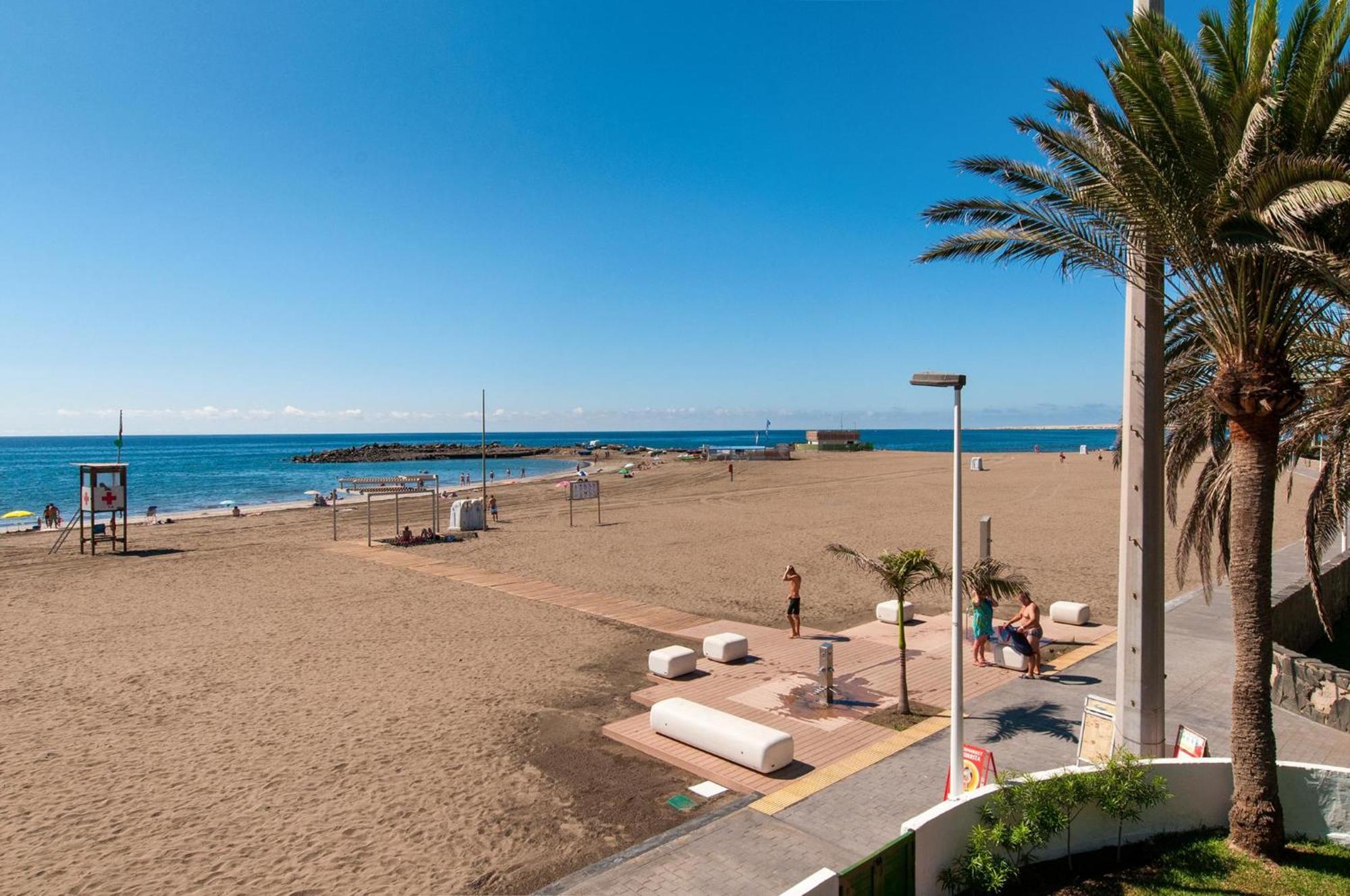 Beachfront Apartment Las Burras Mra 02 San Agustín Eksteriør billede