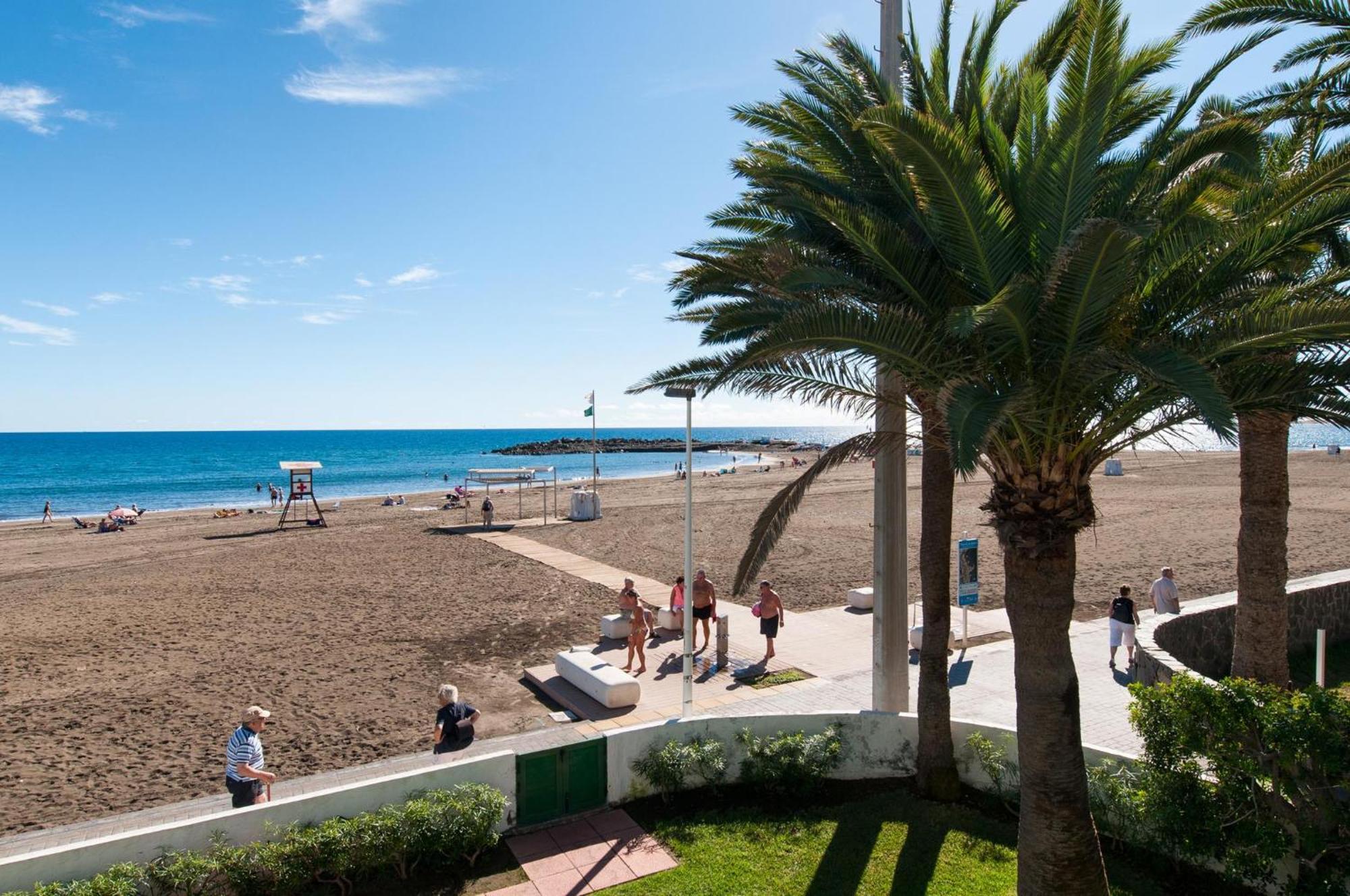 Beachfront Apartment Las Burras Mra 02 San Agustín Eksteriør billede