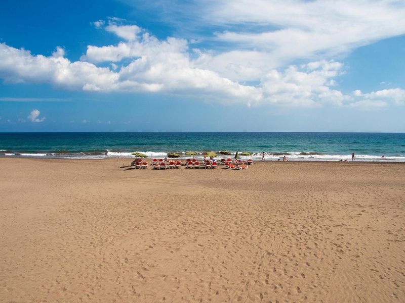 Beachfront Apartment Las Burras Mra 02 San Agustín Eksteriør billede